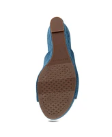 Aerosoles Women's Pierce Open Toe Wedge Sandals