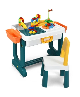 Slickblue Toddler 5-in-1 Activity Table Set