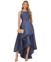 Adrianna Papell High-Low Mikado Gown