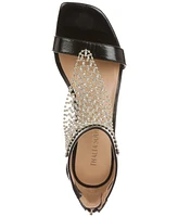 Thalia Sodi Women's Sheila Embellished Ankle-Strap Wedge Sandals