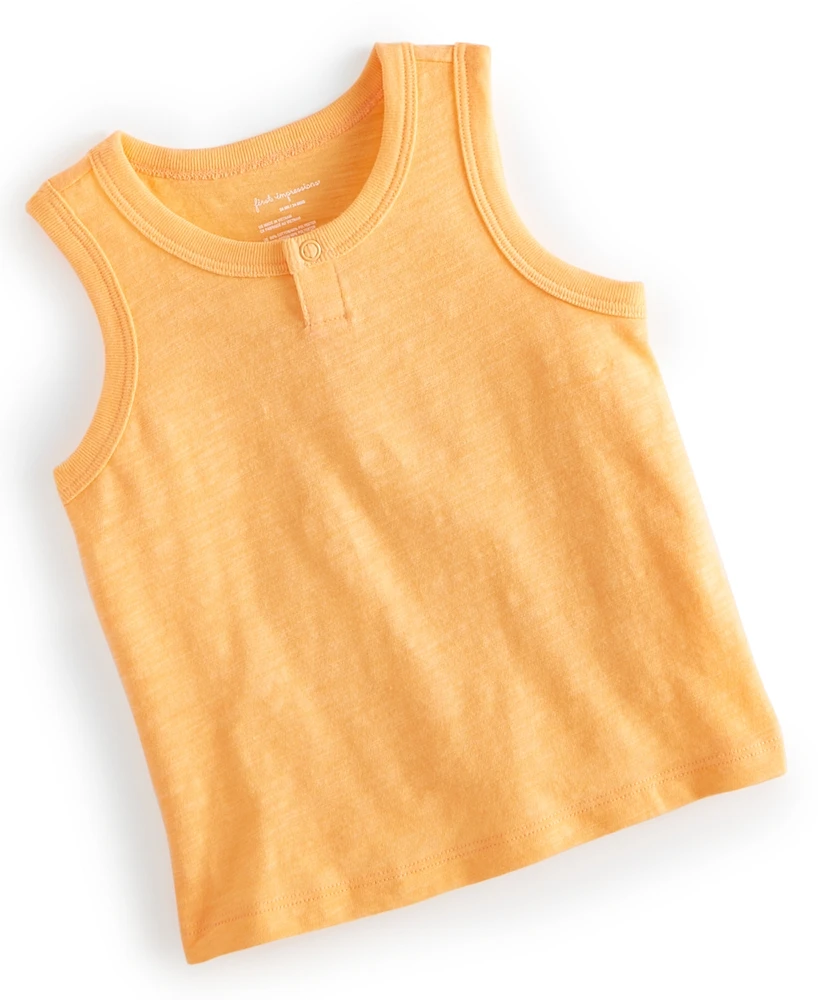 First Impressions Baby Boys Solid Henley Tank Top, Created for Macy's