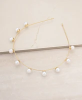 Ettika Imitation Pearl Studded Headband