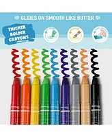 Doodle Hog Noyo 36 Colors Gel Crayons for Toddlers and Kids - Non Toxic