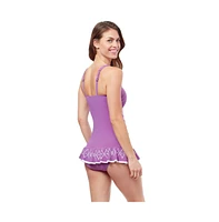 Profile by Gottex Women's Tutti Frutti D Cup Laser swimdress