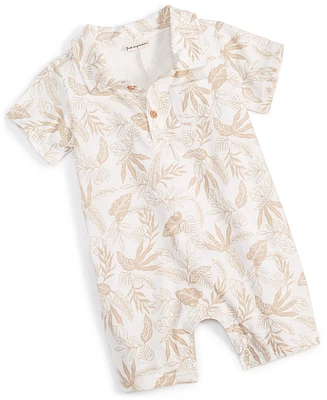 First Impressions Baby Boys Botanical-Print Sunsuit, Created for Macy's