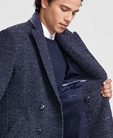 Tommy Hilfiger Men's Modern-Fit Blue Overcoat