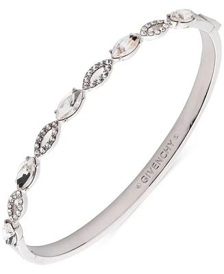 Givenchy Pave & Marquise Crystal Bangle Bracelet