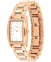 Coach Women's Reese Rose Gold-Tone Stainless Steel Crystal Watch 24mm