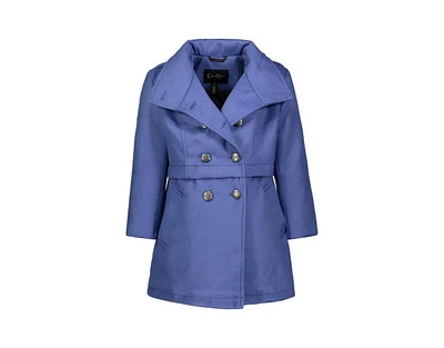 Jessica Simpson Big Girls Fashion Double-Breasted Faux Wool Coat