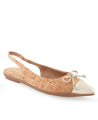 Aerosoles Women's Donna Pointed Toe Slingback Flats
