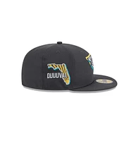 Men's New Era Jacksonville Jaguars 2024 Nfl Draft On Stage 59FIFTY Fitted Hat