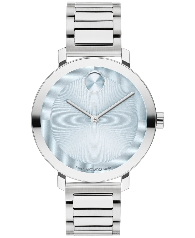 Movado Women Bold Evolution 2.0 Swiss Quartz Stainless Steel 34mm Watch