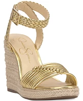 Jessica Simpson Women's Talise Knotted Strappy Platform Wedge Sandals