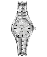 Diesel Women's Vert Three Hand Silver-Tone Stainless Steel Watch 32mm