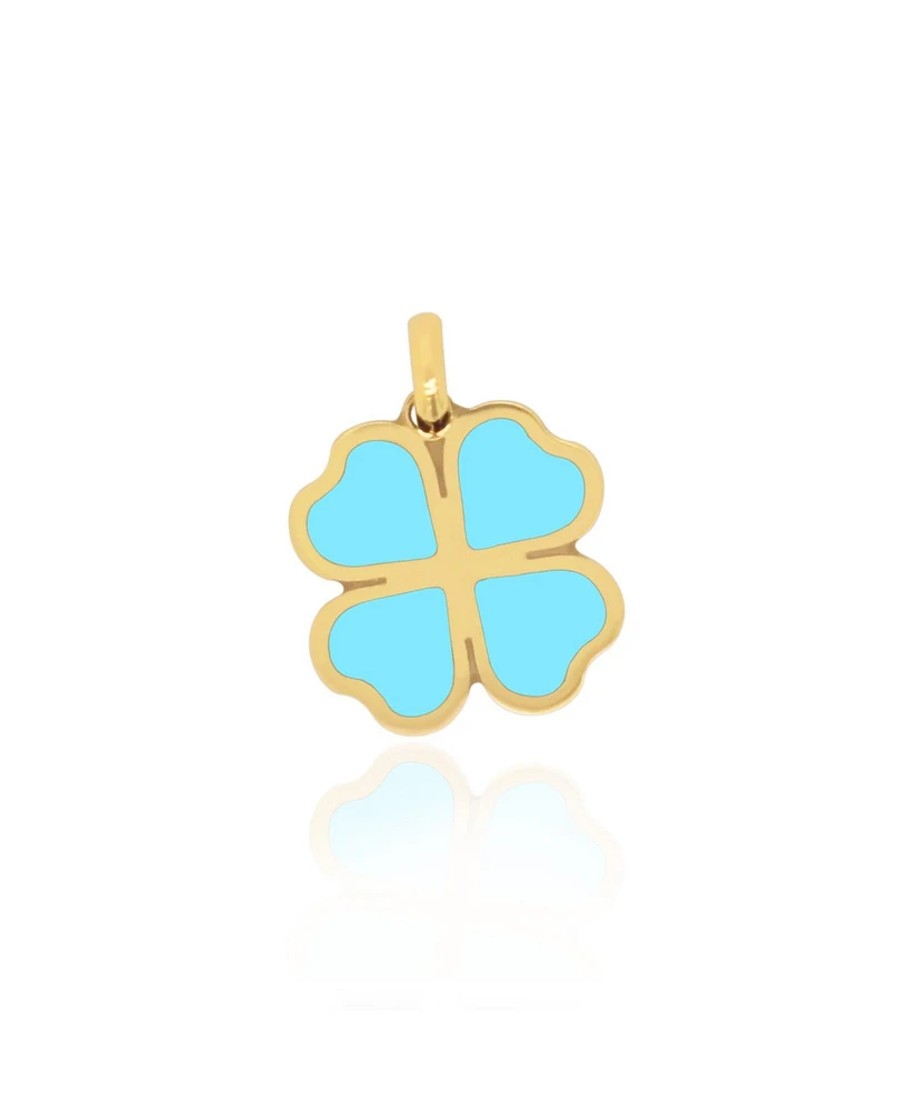 The Lovery Turquoise Lucky Clover Charm
