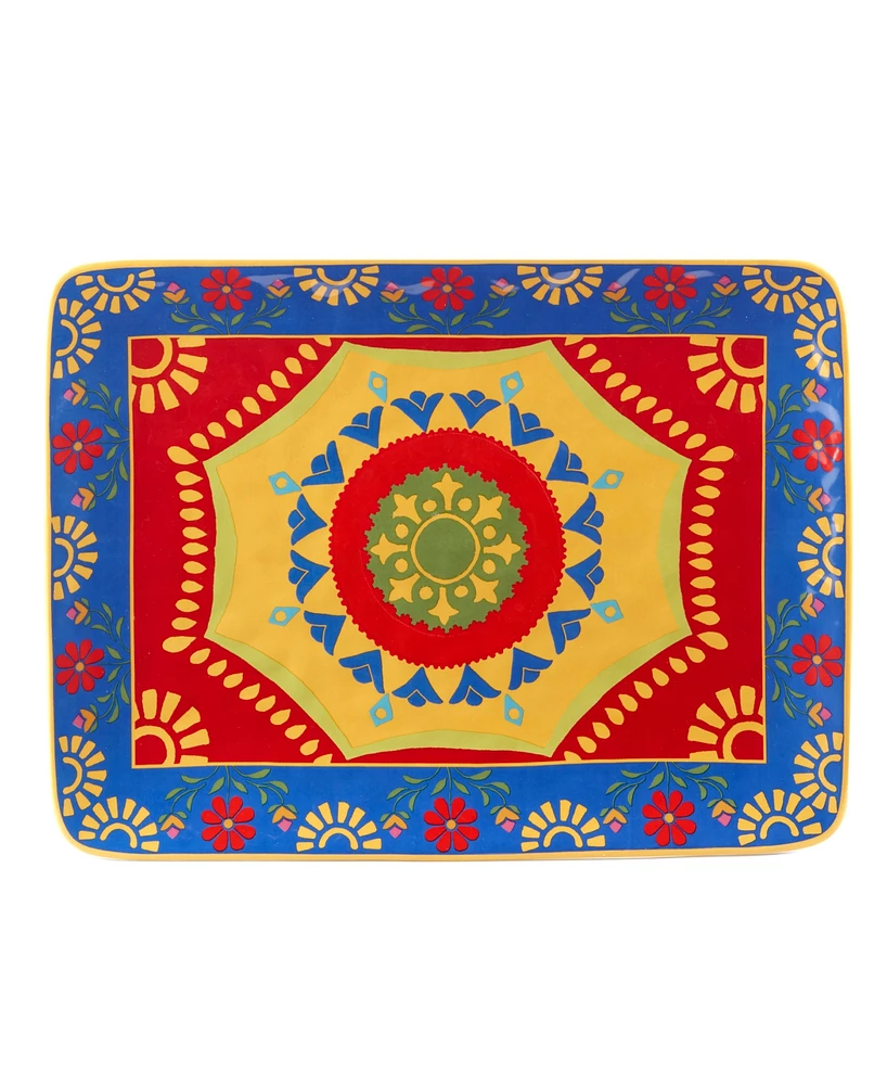 Certified International Spice Love Rectangular Platter