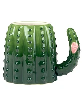 Certified International Cactus Verde 3-d Set of 4 Mugs