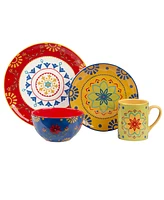 Certified International Spice Love 16Pc Dinnerware Set, Service for 4