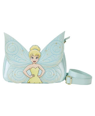 Women's Loungefly Tinker Bell Peter Pan Wings Crossbody Bag