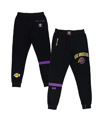 Men's and Women's Nba x Two Hype Black Los Angeles Lakers Culture Hoops Heavyweight Jogger Pants