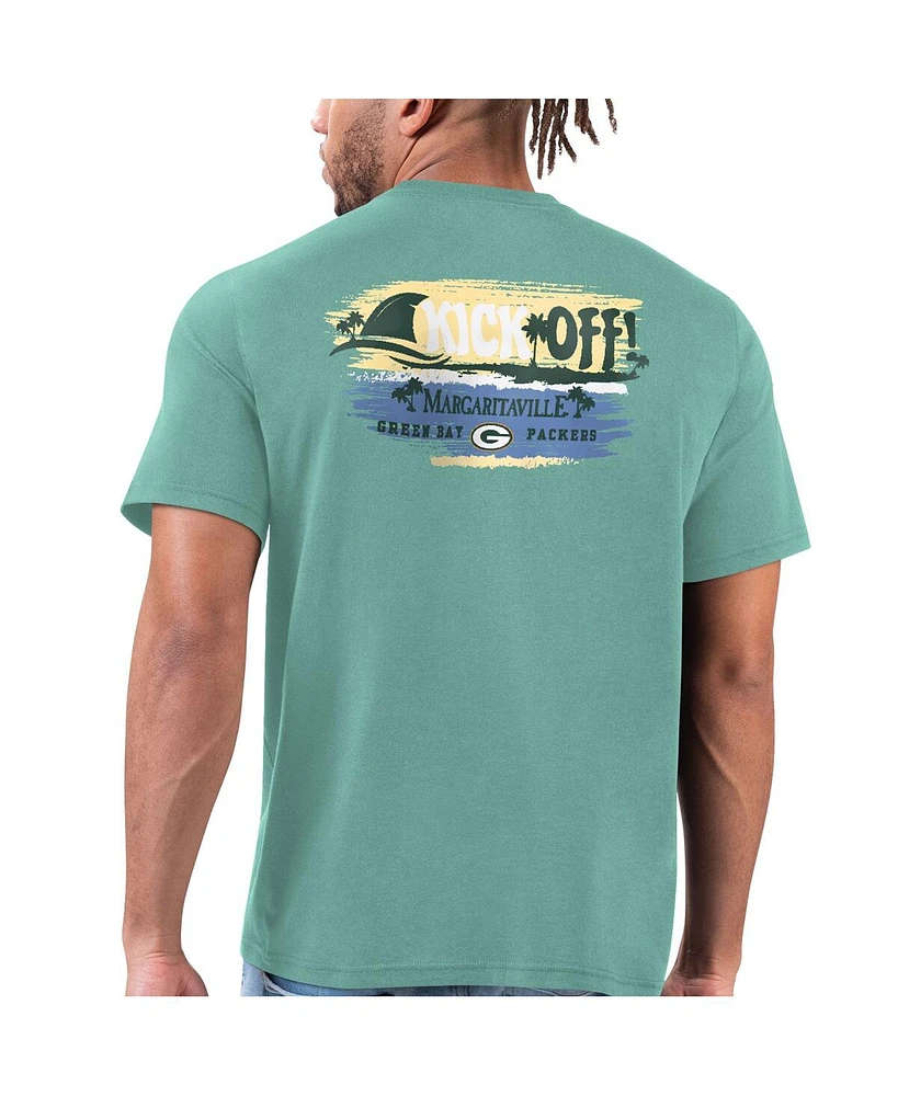 Men's Margaritaville Mint Green Bay Packers T-shirt
