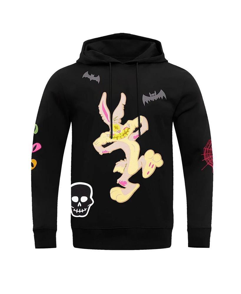 Men's and Women's Freeze Max Black Looney Tunes Bugs Boogey Horror Pullover Hoodie