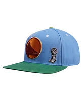 Men's Pro Standard Light Blue, Green Golden State Warriors Retro Program 2-Tone Snapback Hat