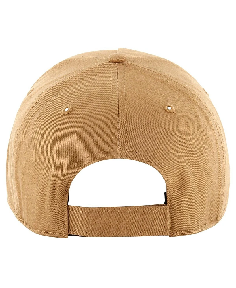 Men's '47 Brand Tan Kansas City Chiefs Ballpark Mvp Adjustable Hat