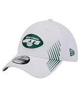 Men's New Era White York Jets Active 39THIRTY Flex Hat