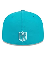 Men's New Era Aqua Miami Dolphins Active Ballistic 59FIFTY Fitted Hat