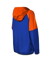 Big Boys and Girls Blue Fc Cincinnati Unstoppable Half-Zip Hoodie Jacket