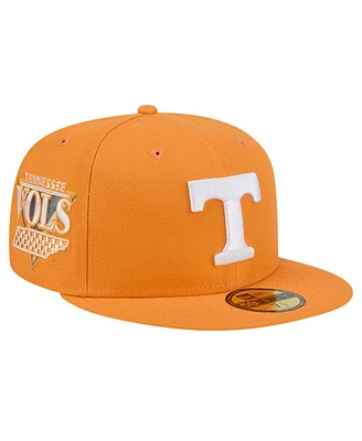 Men's New Era Tennessee Orange Volunteers Throwback 59FIFTY Fitted Hat