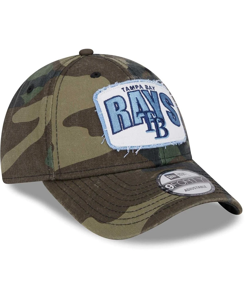 Men's New Era Camo Tampa Bay Rays Gameday 9FORTY Adjustable Hat