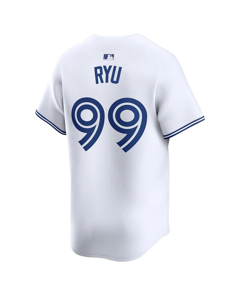 Men's Nike Hyun Jin Ryu White Toronto Blue Jays Home Limited Player Jersey