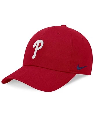 Men's Nike Red Philadelphia Phillies Evergreen Club Adjustable Hat
