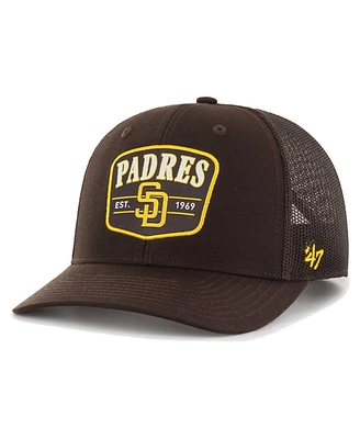 Men's '47 Brand Brown San Diego Padres Squad Trucker Adjustable Hat