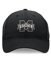 Men's Top of the World Black Mississippi State Bulldogs Liquesce Trucker Adjustable Hat