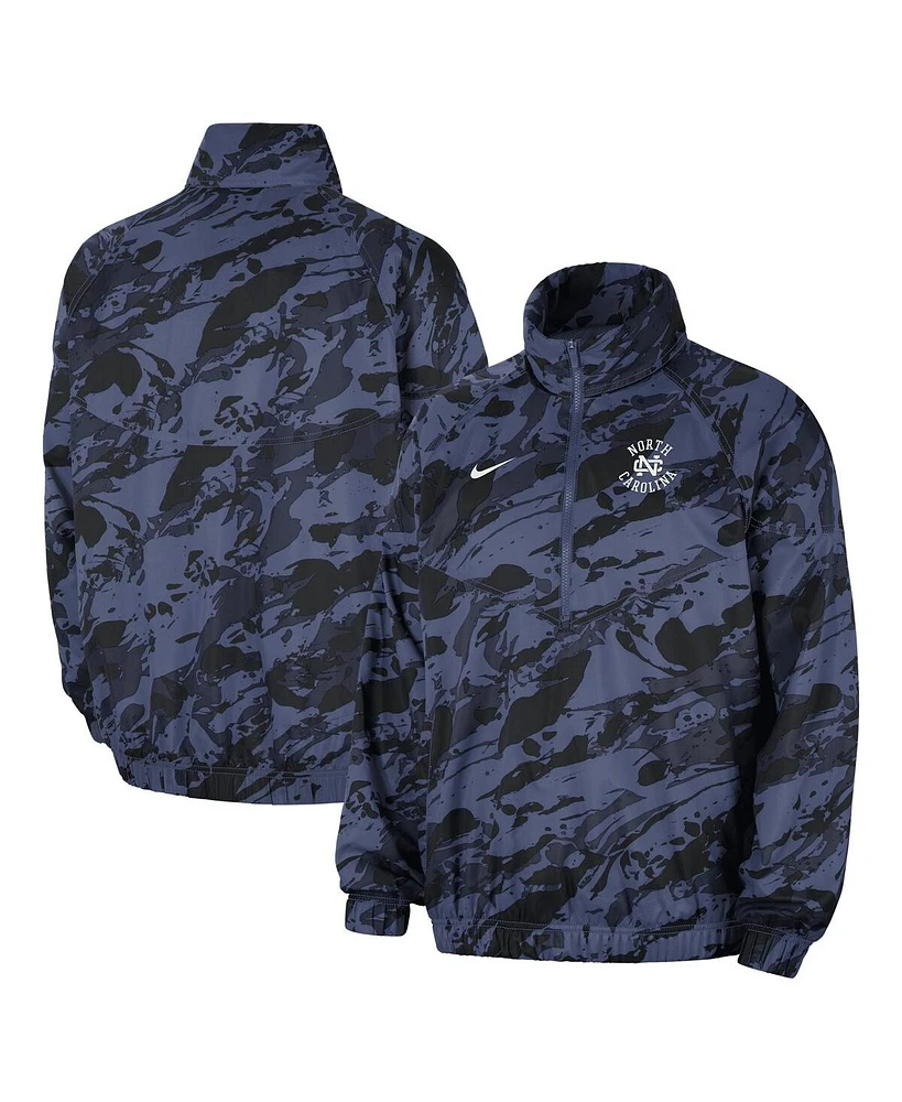 Men's Nike Navy North Carolina Tar Heels Anorak Half-Zip Jacket