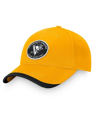 Men's Fanatics Gold Pittsburgh Penguins Fundamental Adjustable Hat