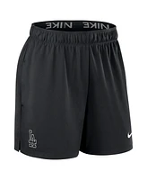 Women's Nike Black Los Angeles Dodgers Authentic Collection Knit Shorts