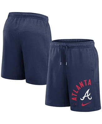 Men's Nike Navy Atlanta Braves Arched Kicker Shorts