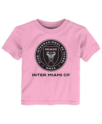Toddler Boys and Girls Inter Miami Cf Primary Logo T-shirt