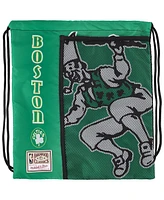 Men's and Women's Mitchell & Ness Boston Celtics Hardwood Classics Team Logo Cinch Bag