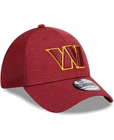 Men's New Era Burgundy Washington Commanders Stripe 39THIRTY Flex Hat