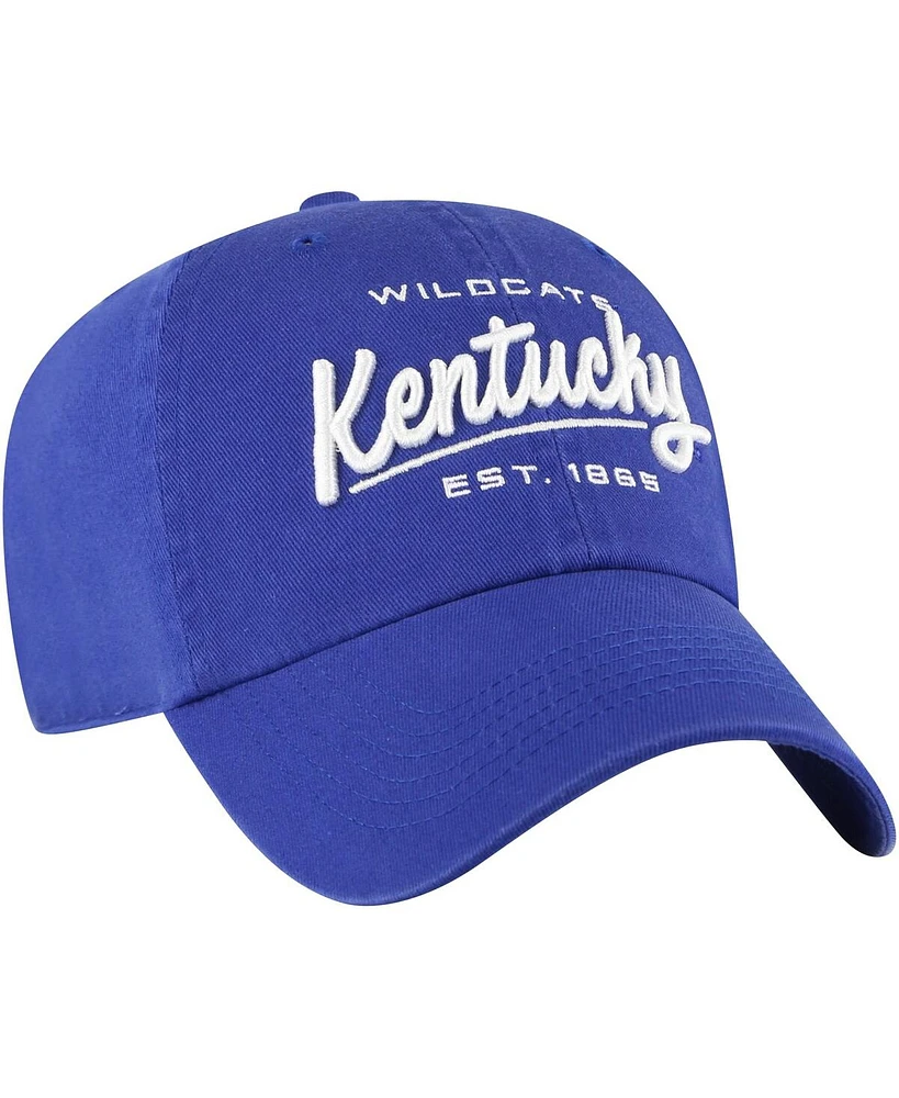 Women's '47 Brand Royal Kentucky Wildcats Sidney Clean Up Adjustable Hat