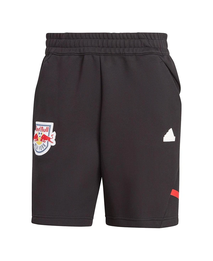 Men's adidas Black New York Red Bulls 2024 Travel Shorts