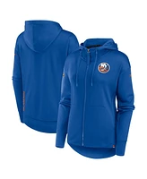 Women's Fanatics Royal New York Islanders Authentic Pro Scuba Full-Zip Hoodie