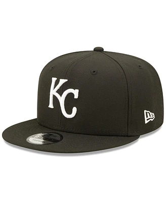 Men's New Era Black Kansas City Royals Team 9FIFTY Snapback Hat