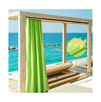 Yescom 54"x108" Outdoor Privacy Curtain Panel Tab Top UV30+ Patio Porch Pergola Piece