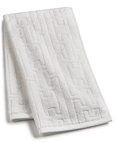 Hotel Collection Sculpted Chain-Link Hand Towel, 16" x 30", Exclusively at Macy's